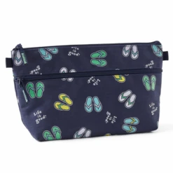 Flip Flop Pattern Carry-All Canvas Pouch