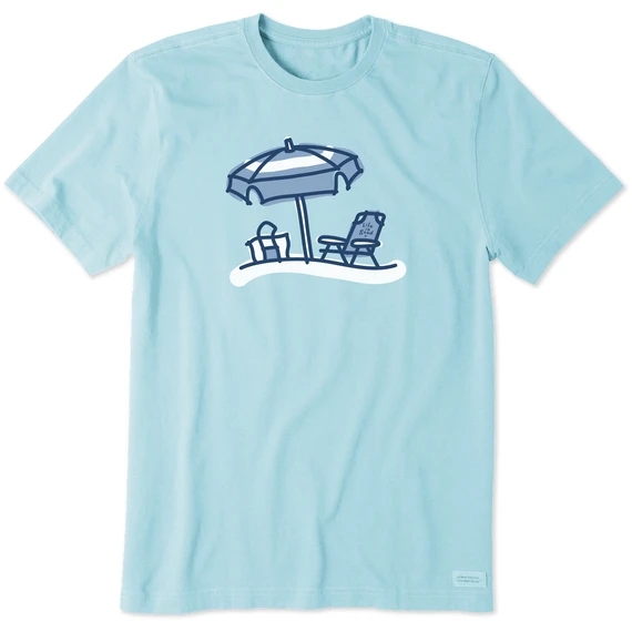 Men's Beach Chair Umbrella Short Sleeve Tee