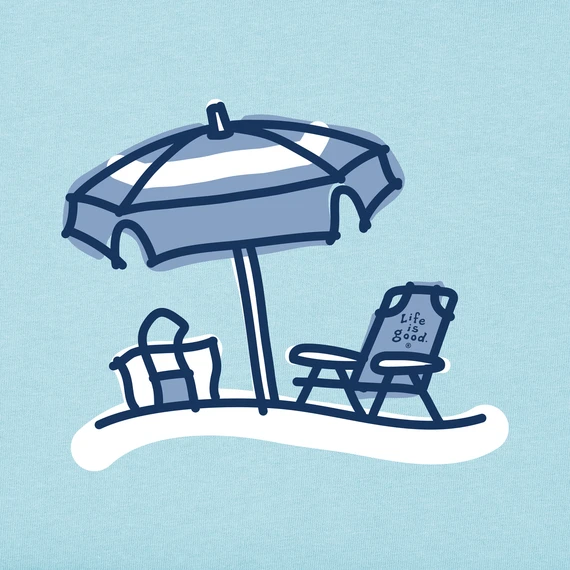 Men's Beach Chair Umbrella Short Sleeve Tee - Image 2