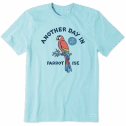 Men's Another Day In Parrot-ise Short Sleeve Tee