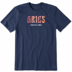 Men's Aries Tie Dye Crusher Tee