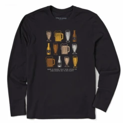 Men's Beer Is Proof Long Sleeve Crusher Tee
