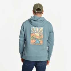 Men's Canyon Scene Simply True Fleece Hoodie