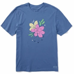 Men's Clean Boho Celestial FlowersCrusher Tee