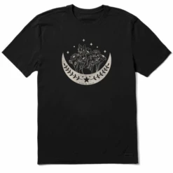 Men's Clean Flower Wet MoonCrusher Tee
