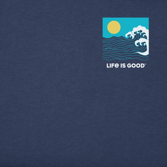 Men's Clean Just Add Water Sun & Waves Short SleeveTee - Image 3