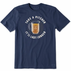Men's Clean Take A Pitcher Beer Short SleeveTee