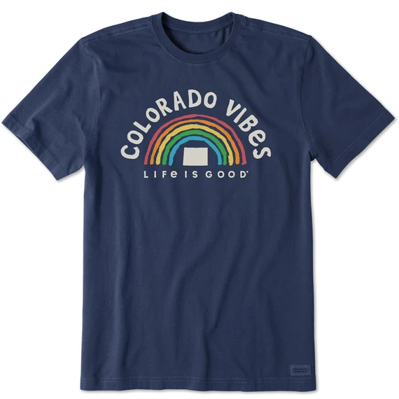 Men's Colorado Rainbow Vibes Crusher Tee