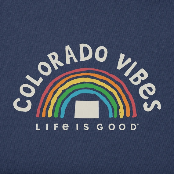 Men's Colorado Rainbow Vibes Crusher Tee - Image 2