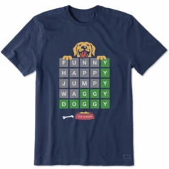 Men's Doggy Word Game Short SleeveTee