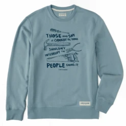 Men's Don't Interrupt - Tools Simply True Fleece Crew