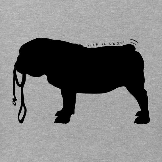 Men's English Bulldog Silo Short Sleeve Tee - Image 2