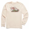 Men's Gnome Toboggan Ride Long Sleeve Crusher Tee