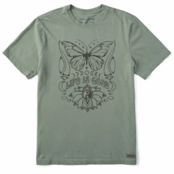 Men's Groovy Butterfly Yin YangCrusher Tee