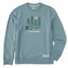 Men's Hiking Through The Woods Simply True Fleece Crew