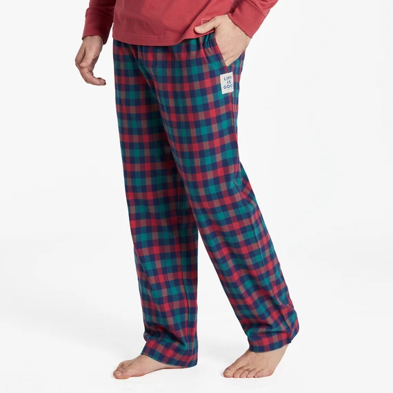 Men's Holiday Red Check Classic Sleep Pant