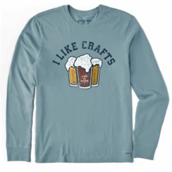 Men's I Like Crafts Long Sleeve Crusher Tee
