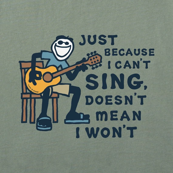 Men's Jake Can't Sing GuitarCrusher Tee - Image 2