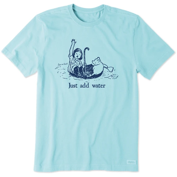 Men's Just Add Water Winnie Short Sleeve Crusher Tee