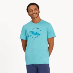 Men's Just Add Water Kayak Adventure Active Tee