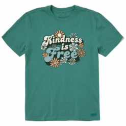 Men's Kindness Is Free DaisiesCrusher Tee