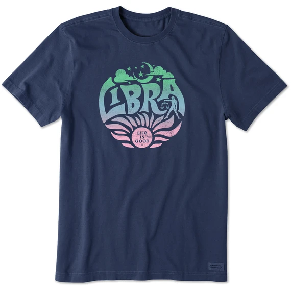 Men's Libra Zodiac Vibes Crusher Tee