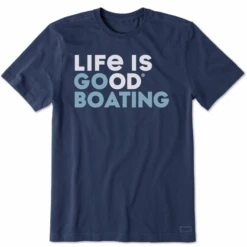 Men's Life Is Good Go BoatingCrusher Tee
