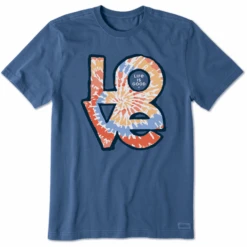 Men's Love Tie Dye Short Sleeve Tee