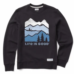 Men's Mountain Silhouette Simply True Fleece Crew