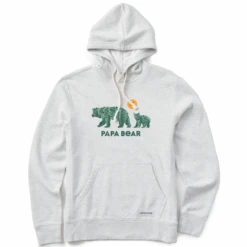 Men's Papa Bear Woods Simply True Fleece Hoodie
