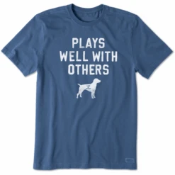 Men's Plays Well Pointer Short Sleeve Tee