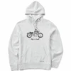 Men's Quirky Motorcycle Simply True Fleece Hoodie