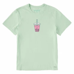 Men's Quirky Smiley Boba TeaCrusher Tee