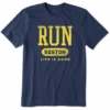 Men's Run Boston Athletic Block Short SleeveTee