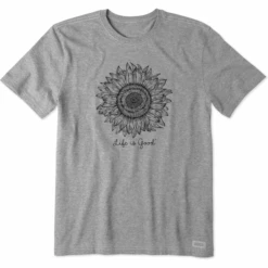 Men's Sketchy Sunflower Short SleeveTee