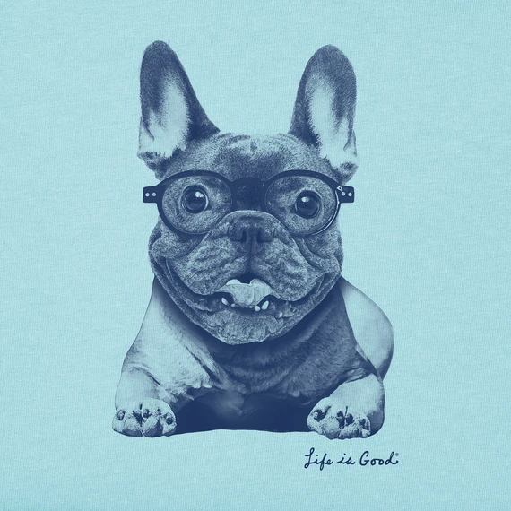 Men's Smart French Bull DogCrusher Tee - Image 2