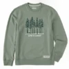 Men's Snowy Owl Tall Pines Simply True Fleece Crew