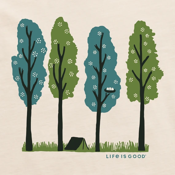 Men's Spring Trees Short SleeveTee - Image 2