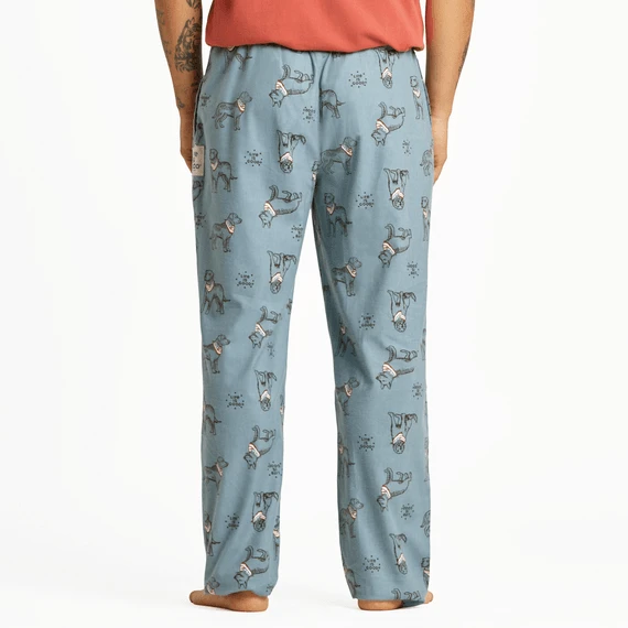 Men's Stay True Dog Pattern Classic Sleep Pant - Image 2