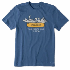 Men's Thank You Cat Crusher Tee