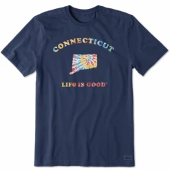 Men's Tie Dye Connecticut Crusher Tee