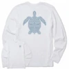 Men's Tribal Sea Turtle Long Sleeve Crusher Tee