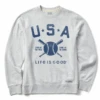 Men's USA Baseball Simply True Fleece Crew