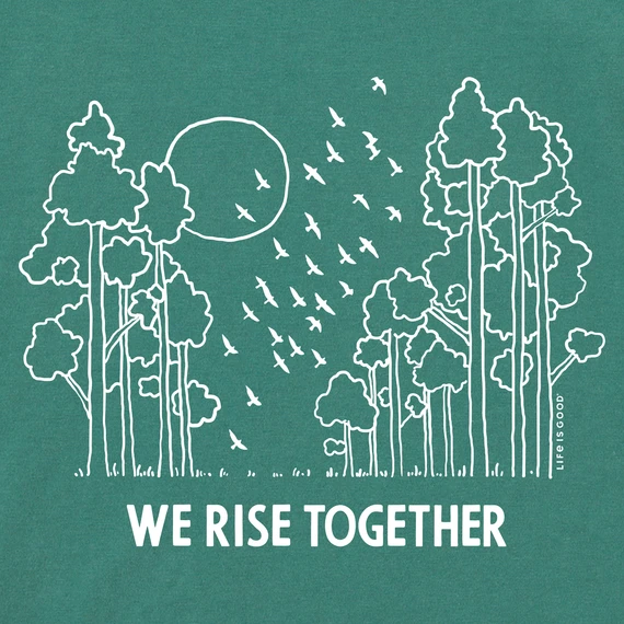 Men's We Rise Together TreesCrusher Tee - Image 2