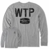 Men's What The Puck Long Sleeve Crusher Tee
