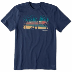 Men's Woodsy Motorcycle Road Trip Short Sleeve Tee