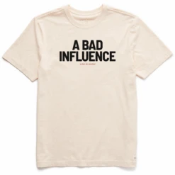 Men's Wordsmith A Bad InfluenceCrusher Tee