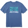 Men's Wordsmith Peace Be The Journey Short SleeveTee