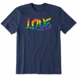 Men's Wordsmith Rainbow Love Short SleeveTee