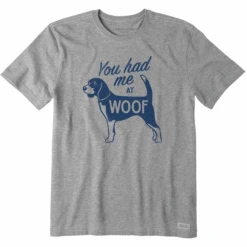 Men's You Had Me At Woof BeagleCrusher Tee